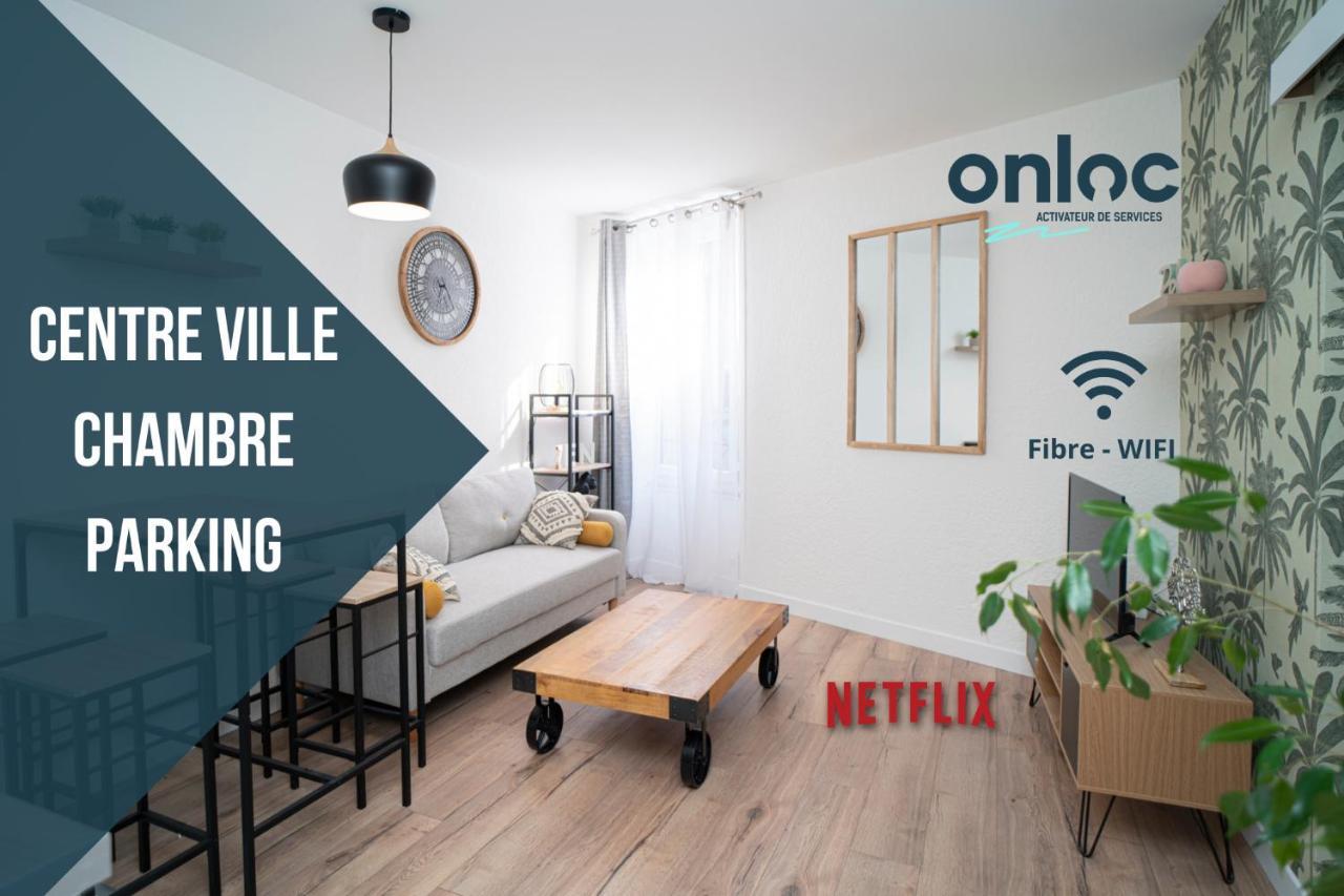 Onloc - Appart Reveil Proche Halles Avec Parking Pau Exteriér fotografie